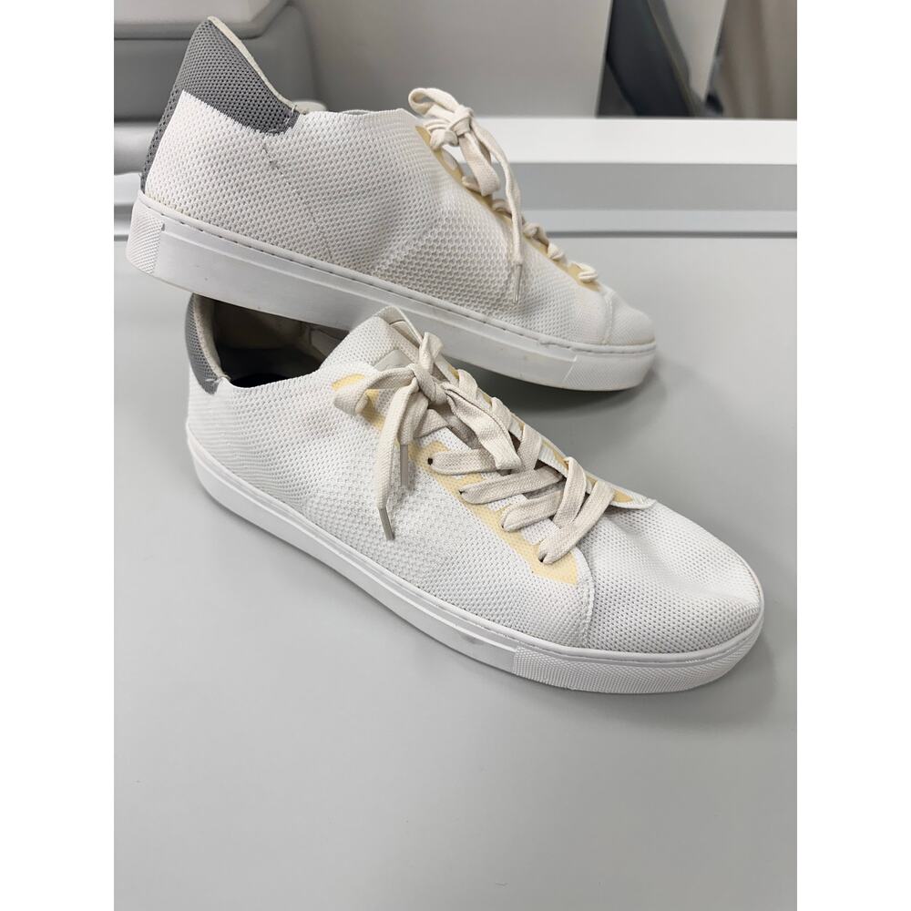 Men’s Greats White Knit casual low top sneakers in size 11